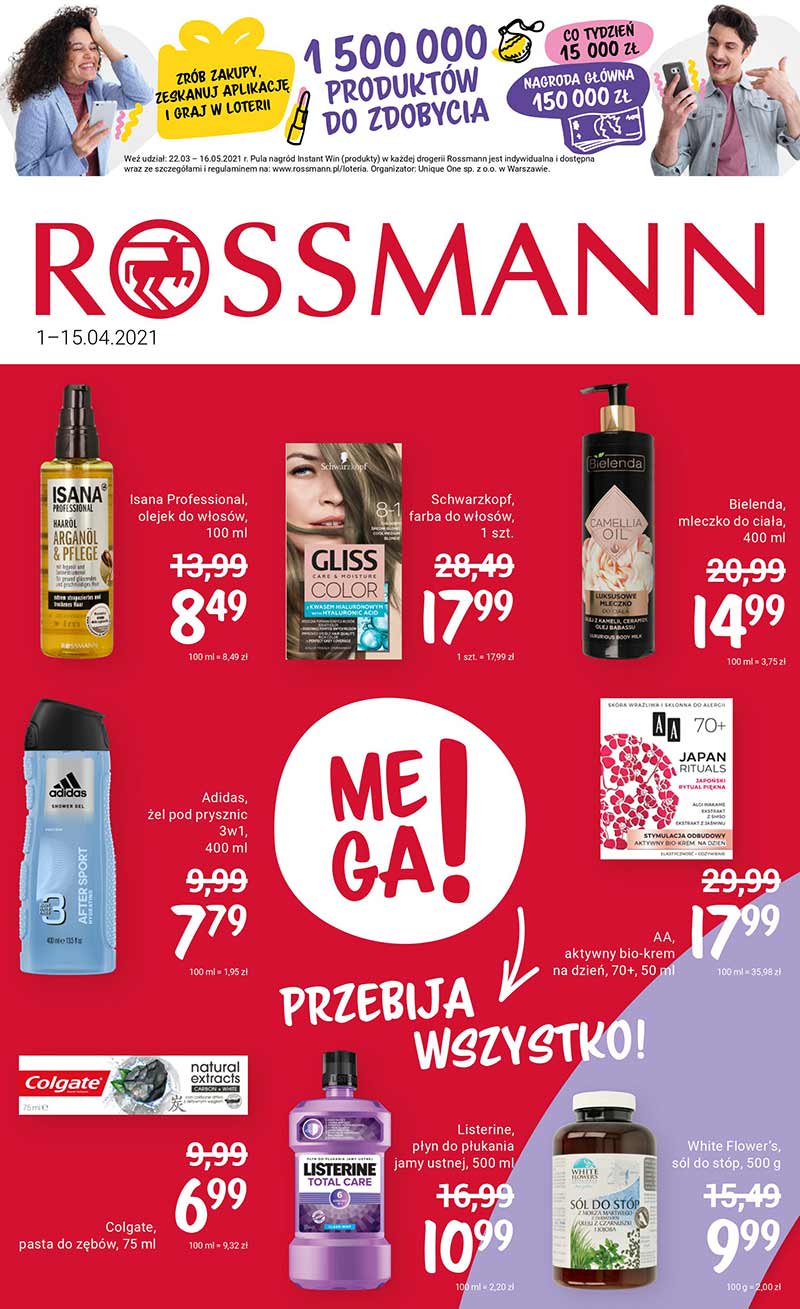 Rossmann Gazetka od 1 kwietnia 2021